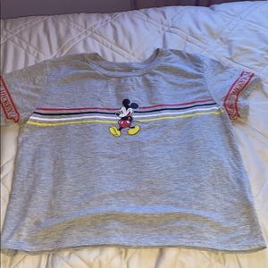 ✨Grey, Yellow & Red Vintage Mickey Mouse T Shirt